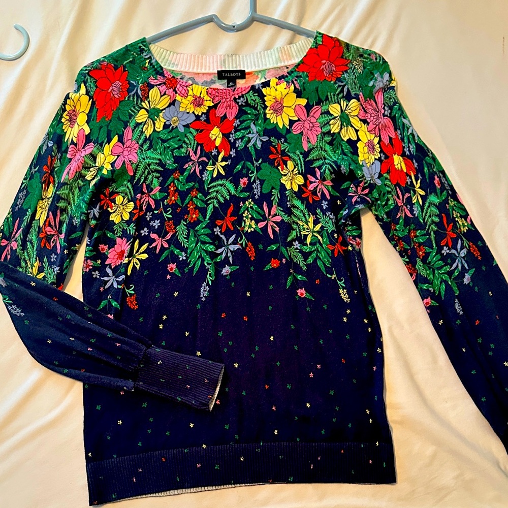 Floral sweater